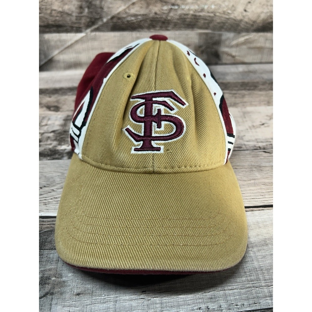 Top Of The World Florida State Seminoles Hat Adjustable Red Gold NCAA Football